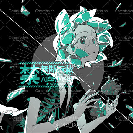 B&amp;W shaded +one colour