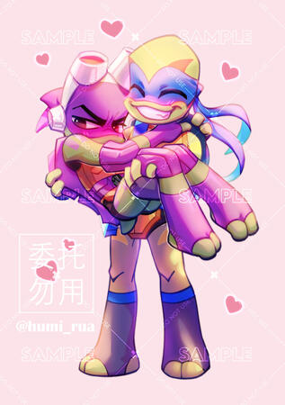 Full rendered (soft shaded, two characters)